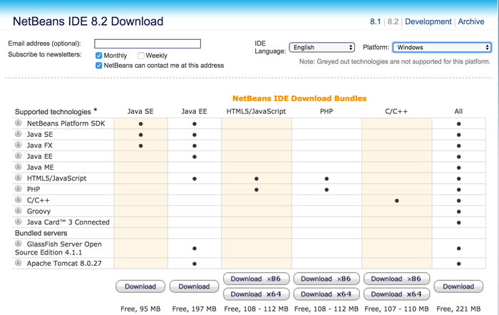 Download netbeans 8.2 for mac os
